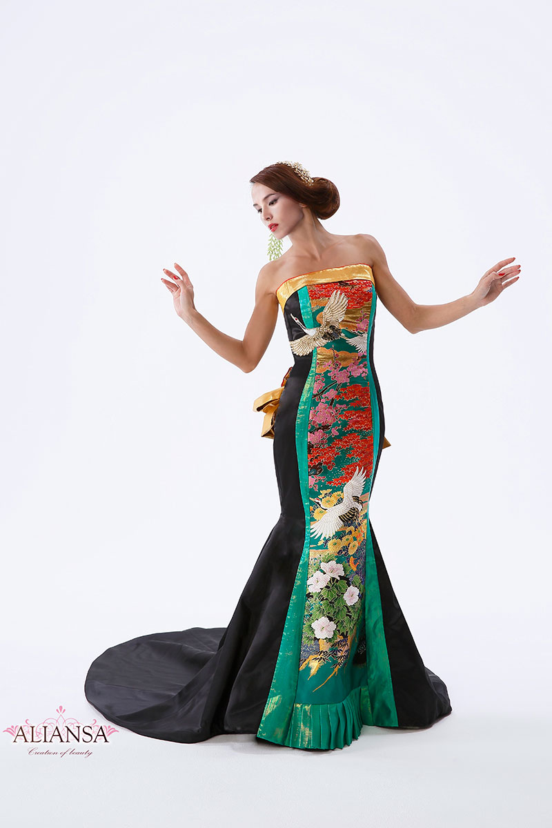和ドレスのアリアンサ・お色直しドレス・ウェディングドレス・着物ドレス・カラードレス