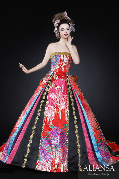 和ドレスのアリアンサ・お色直しドレス・ウェディングドレス・着物ドレス・カラードレス